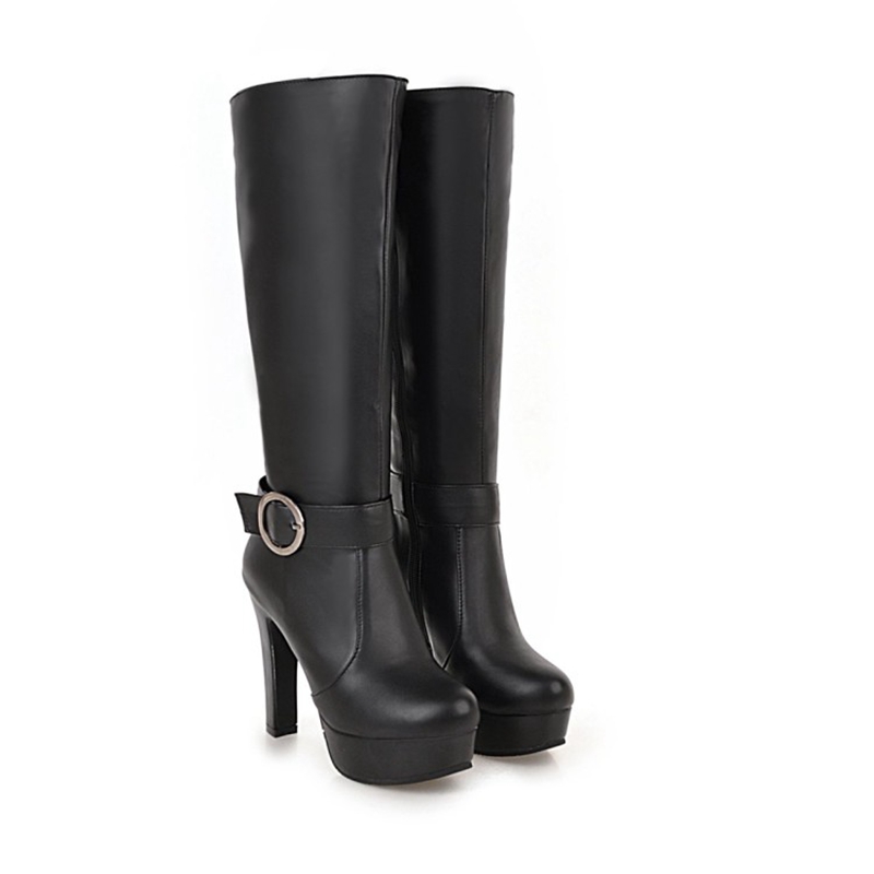 Women'S Fashion Riding Boots - حذاء برقبة للركبة النساء موضة الخريف