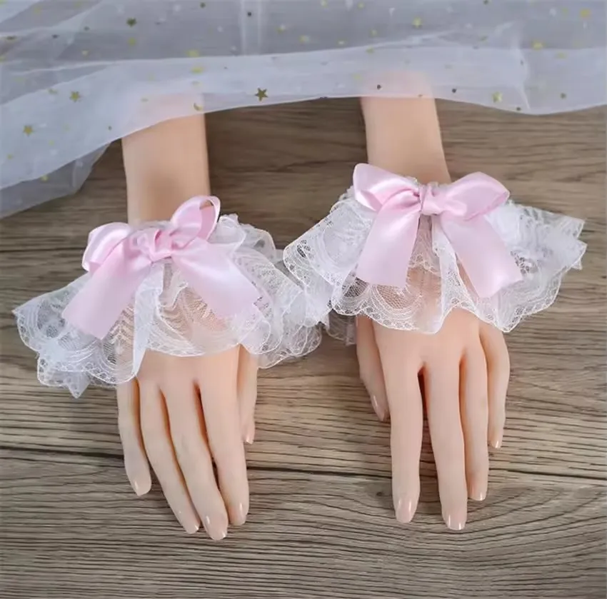 Women'S Fashion Gloves - اليابانية النساء الفتيات لوليتا متعدد الألوان