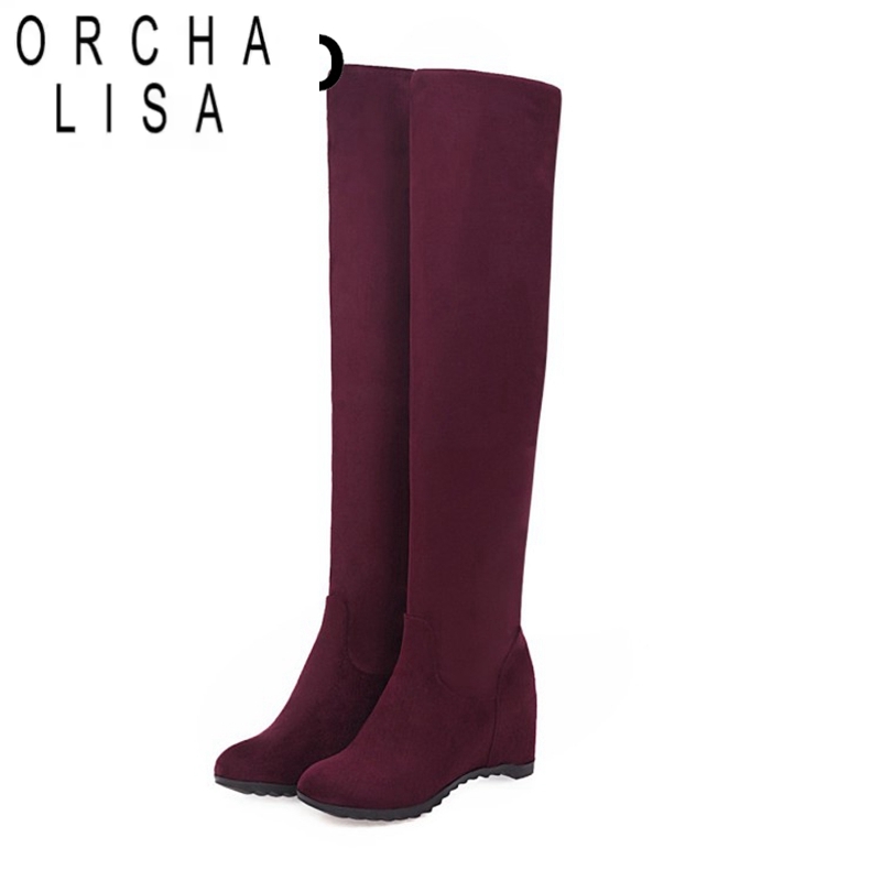 Women'S Fashion Riding Boots - ORCHA LISA الخريف الشتاء المرأة موضة