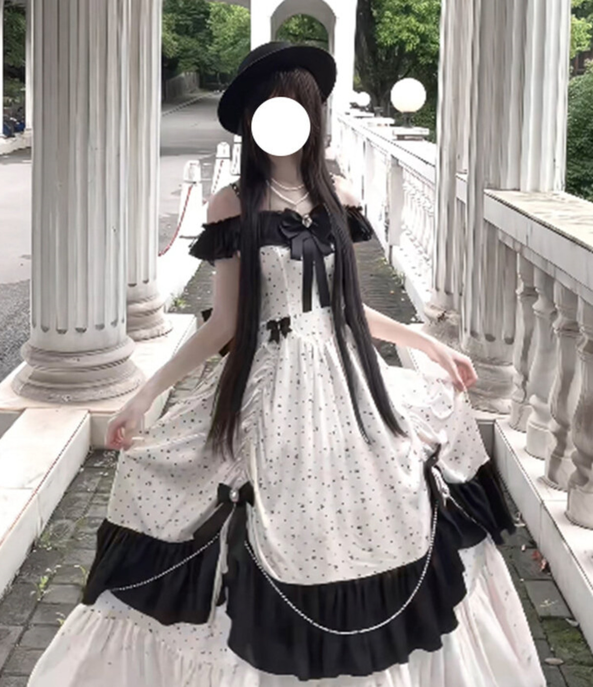Off Shoulder Top - فستان سهرة جديد أنيق بتصميم لوليتا