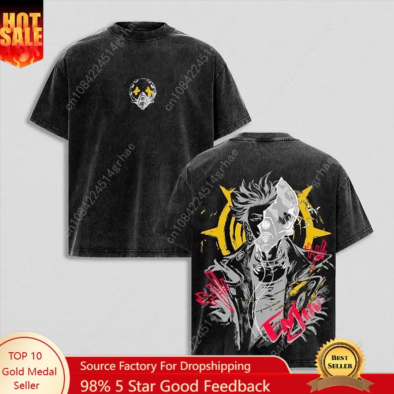 Women'S Fashion Graphic Tees - تي شيرت غاتشياكوتا بتصميم أنيمي عتيق
