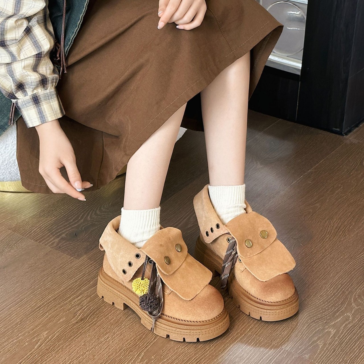 الخريف فو الجلد المدبوغ حذاء م - مراجعة Women'S Fashion Riding Boots وسعره