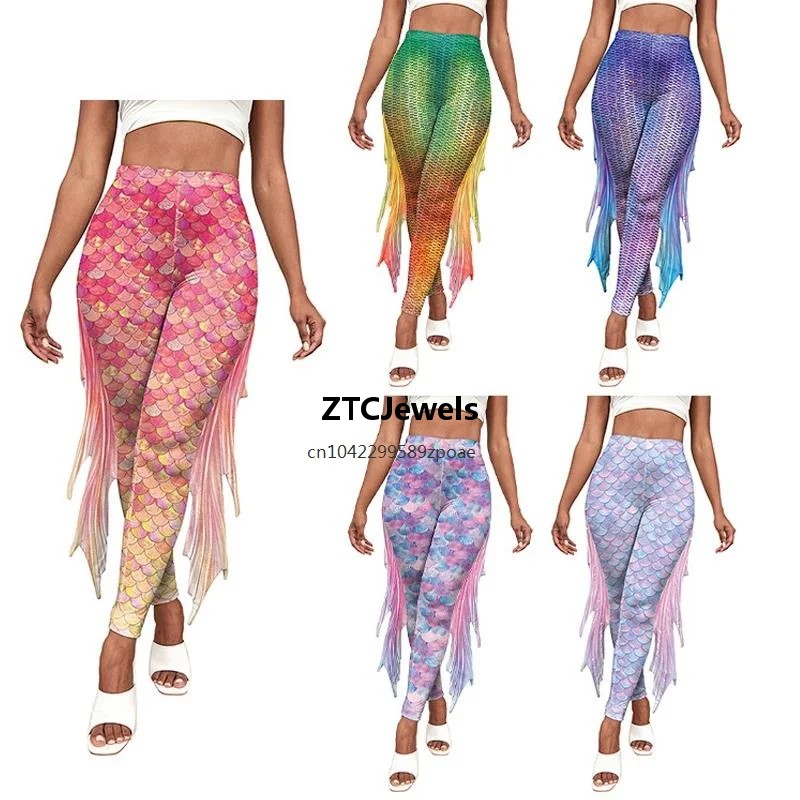 بنطلون ليجنز مطبوع بتصميم حراش - مراجعة Women'S Fashion Leggings وسعره