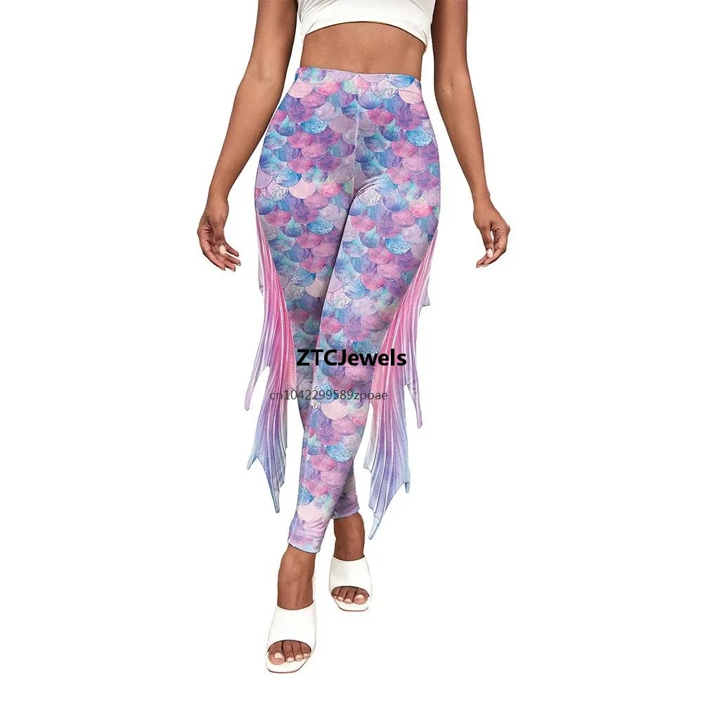 بنطلون ليجنز مطبوع بتصميم حراش - مراجعة Women'S Fashion Leggings وسعره