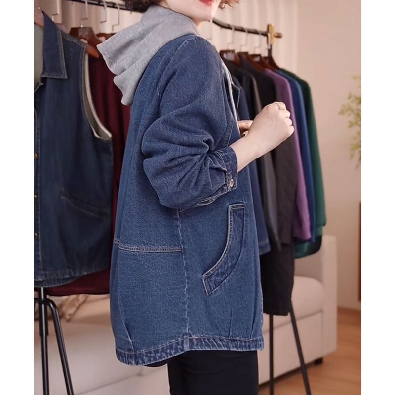 جاكيت دينيم أوروبي عالي الجودة - مراجعة Women Fashion Jeans Top وسعره