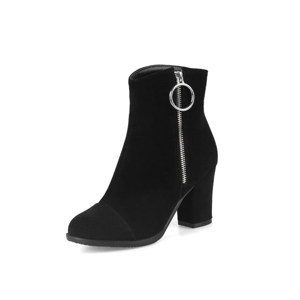 أحذية الكاحل مع سستة للنساء ،  - مراجعة Women'S Fashion Riding Boots وسعره