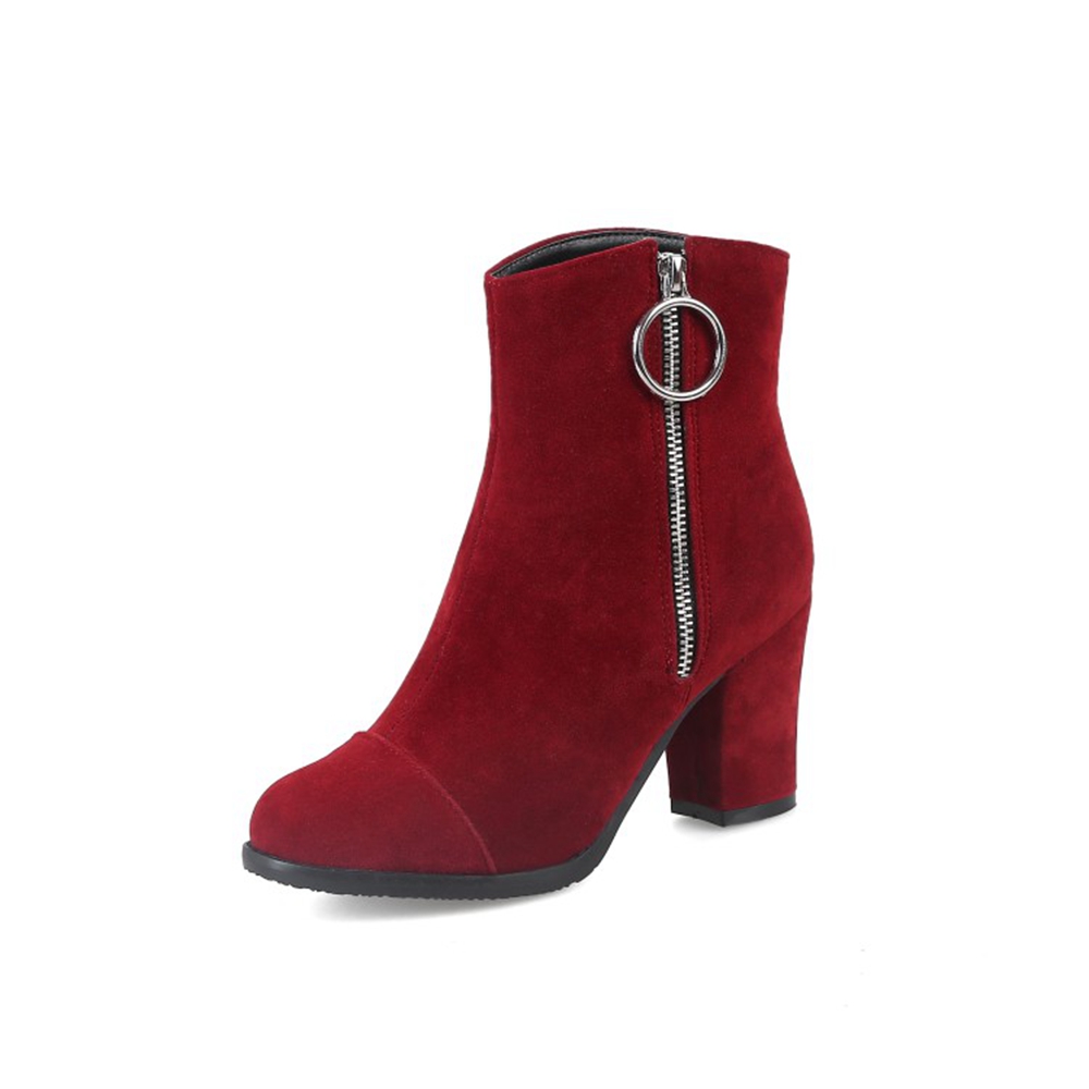 أحذية الكاحل مع سستة للنساء ،  - مراجعة Women'S Fashion Riding Boots وسعره