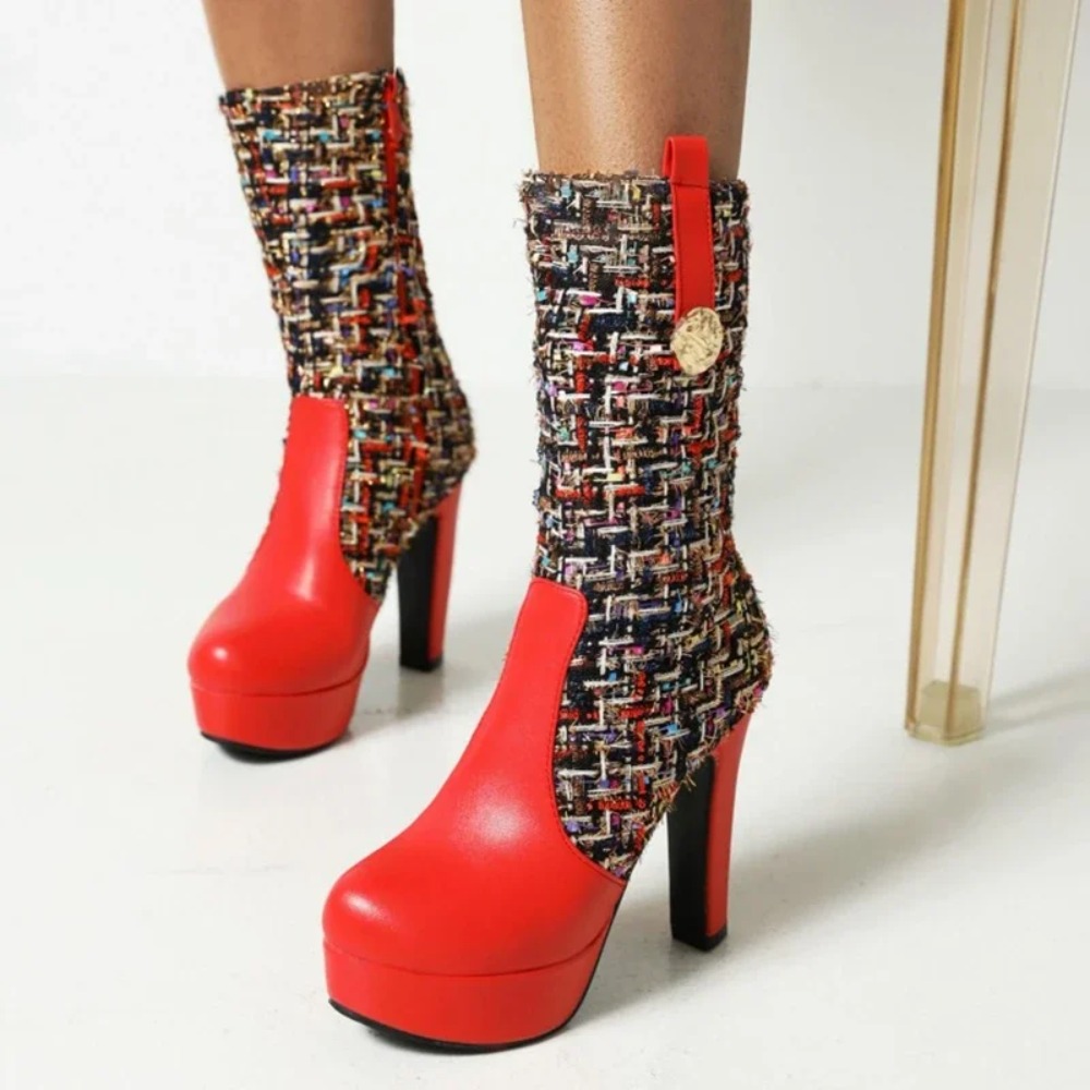 حذاء برقبة للركبة للنساء مصمم  - مراجعة Women'S Fashion Riding Boots وسعره