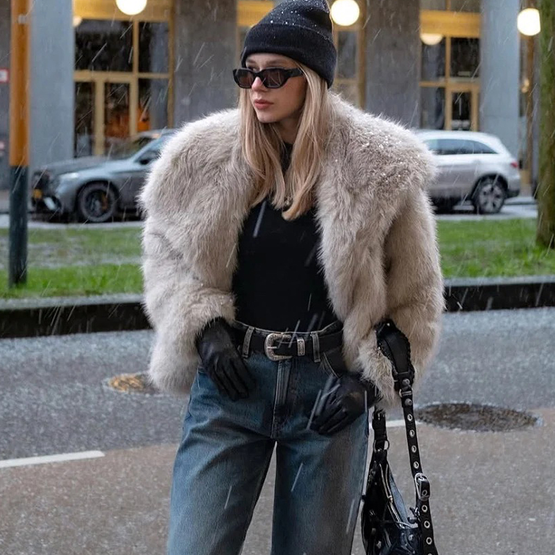 معطف فرو صناعي نسائي شتوي 2026 - مراجعة Women Fashion Icon وسعره