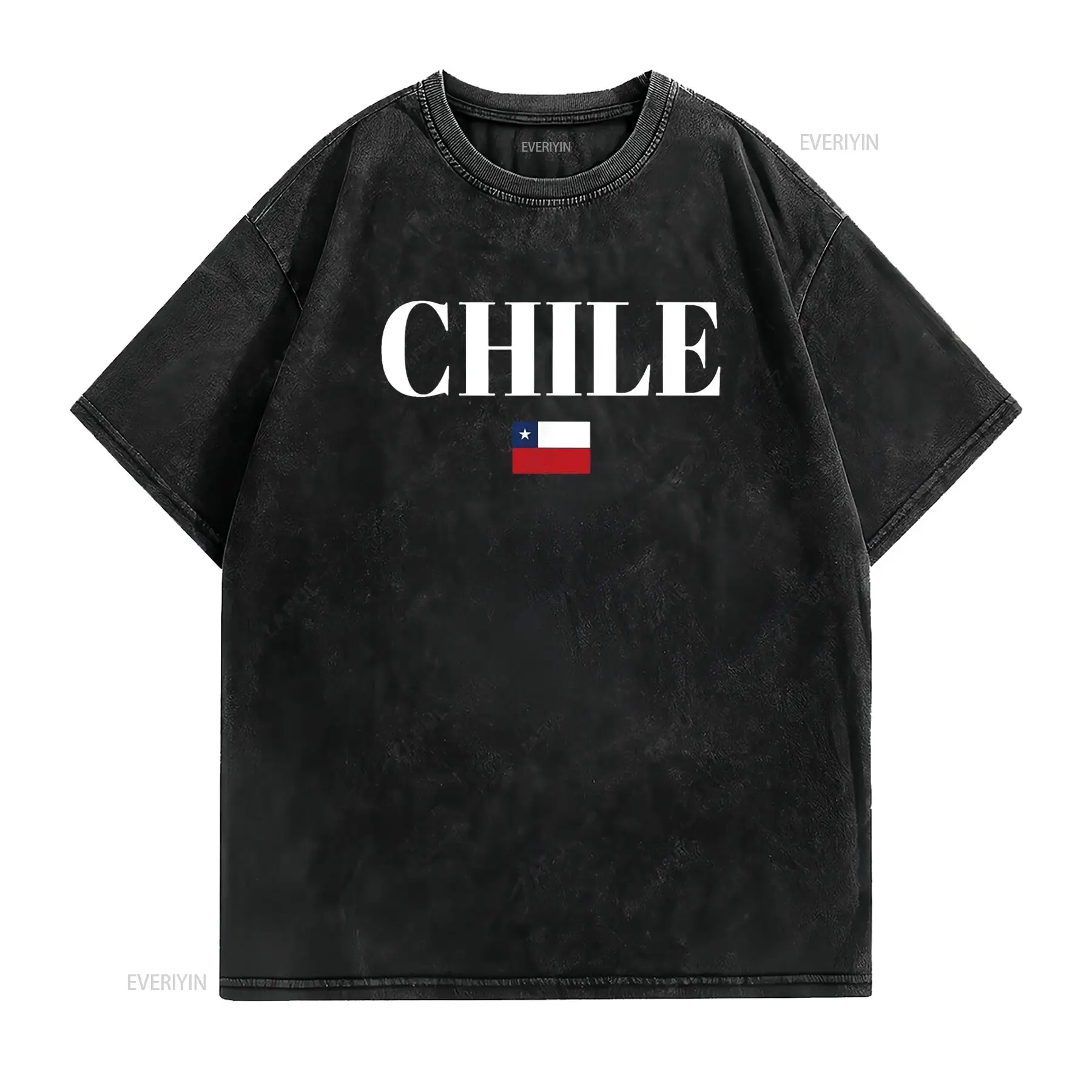 تشيلي العلم المرأة تي شيرت خمر - مراجعة Women'S Fashion Graphic Tees وسعره