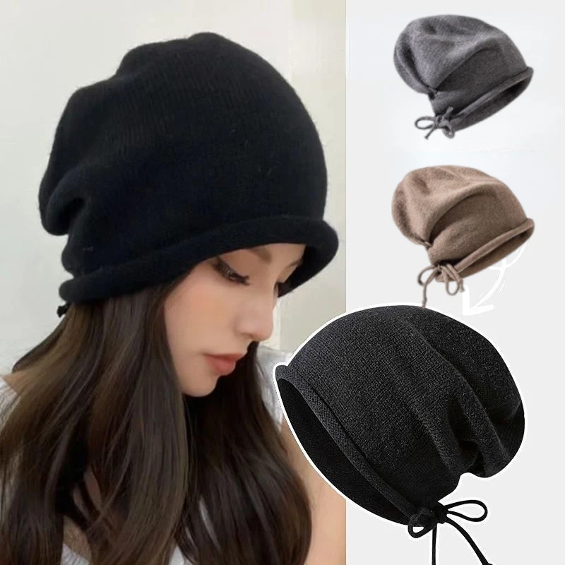 محبوك بونيه اغطية الإناث شتاء  - مراجعة Women'S Fashion Hats وسعره