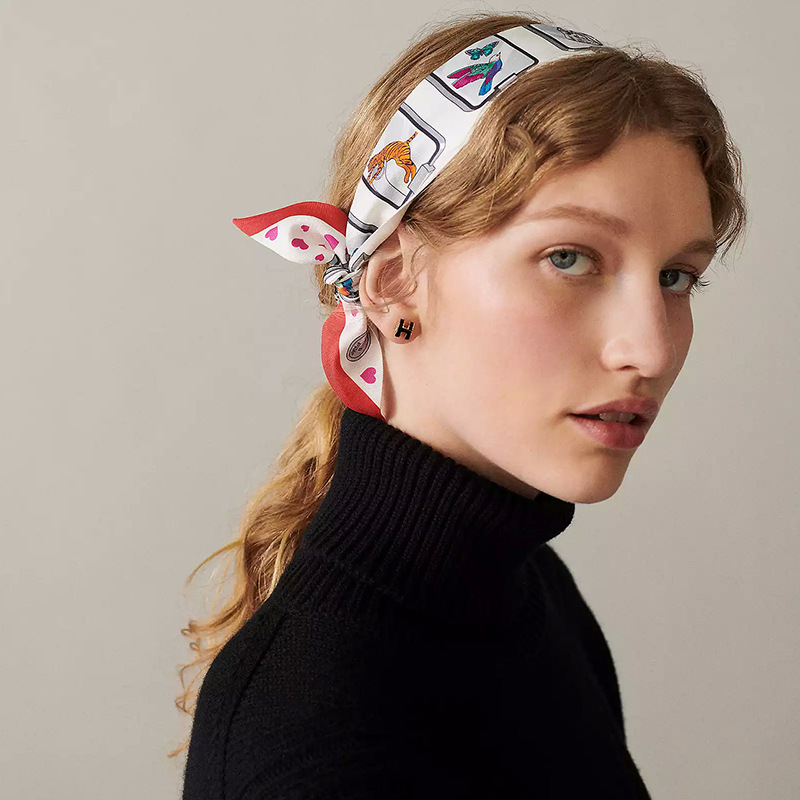 أوشحة رأس ورقبة بطبقتين صغيرة  - مراجعة Women'S Fashion Hats وسعره