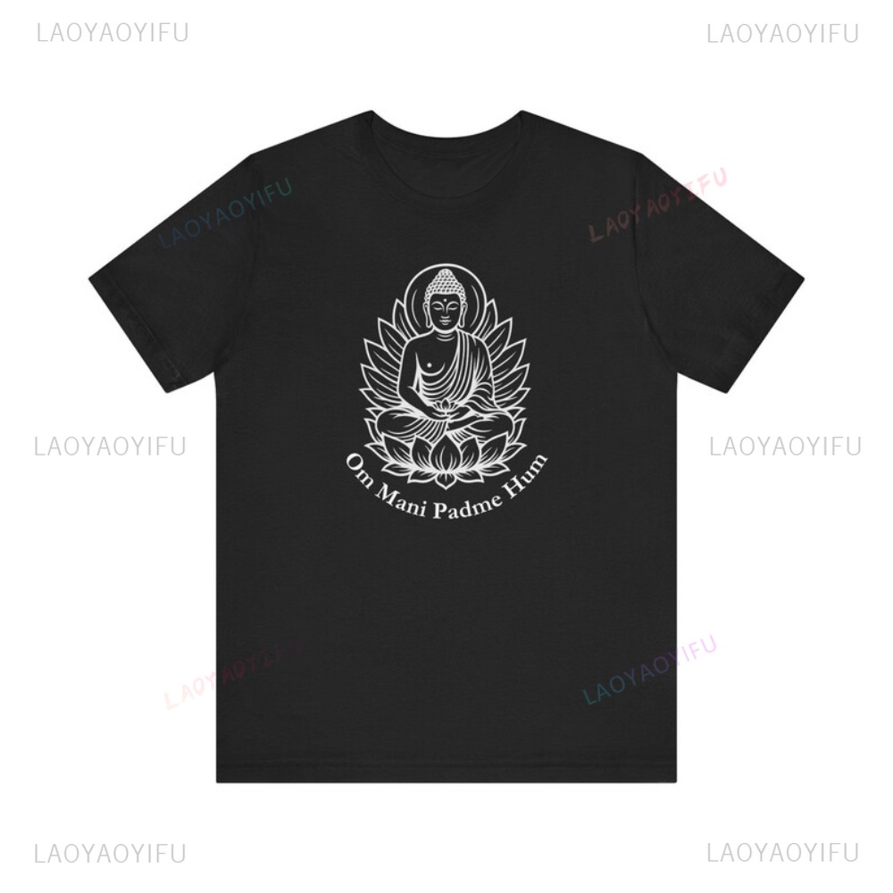 بوذا لوتس التأمل الجرافيك التي - مراجعة Women'S Fashion Graphic Tees وسعره