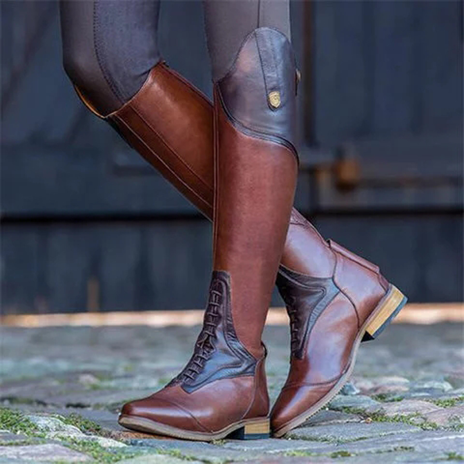 حذاء طويل للركبة، حذاء كاجوال، - مراجعة Women'S Fashion Riding Boots وسعره