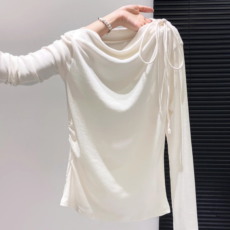 بلوزة نسائية بأكمام طويلة وربا - مراجعة Off Shoulder Top وسعره