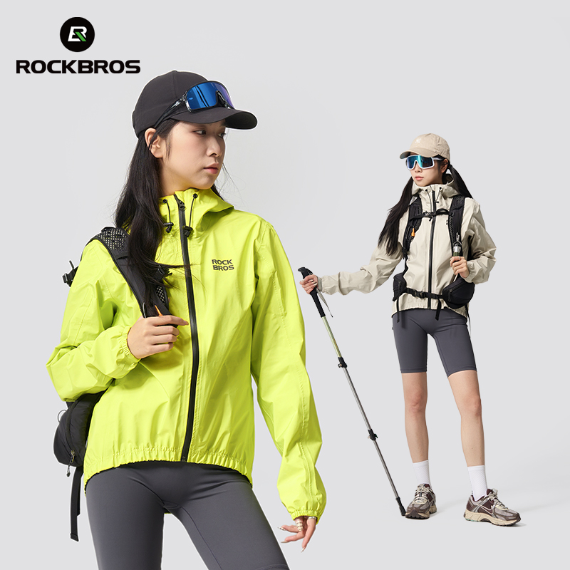 ROCKBROS مقاوم للماء سترة ركوب - مراجعة Women'S Fashion Rain Jacket وسعره
