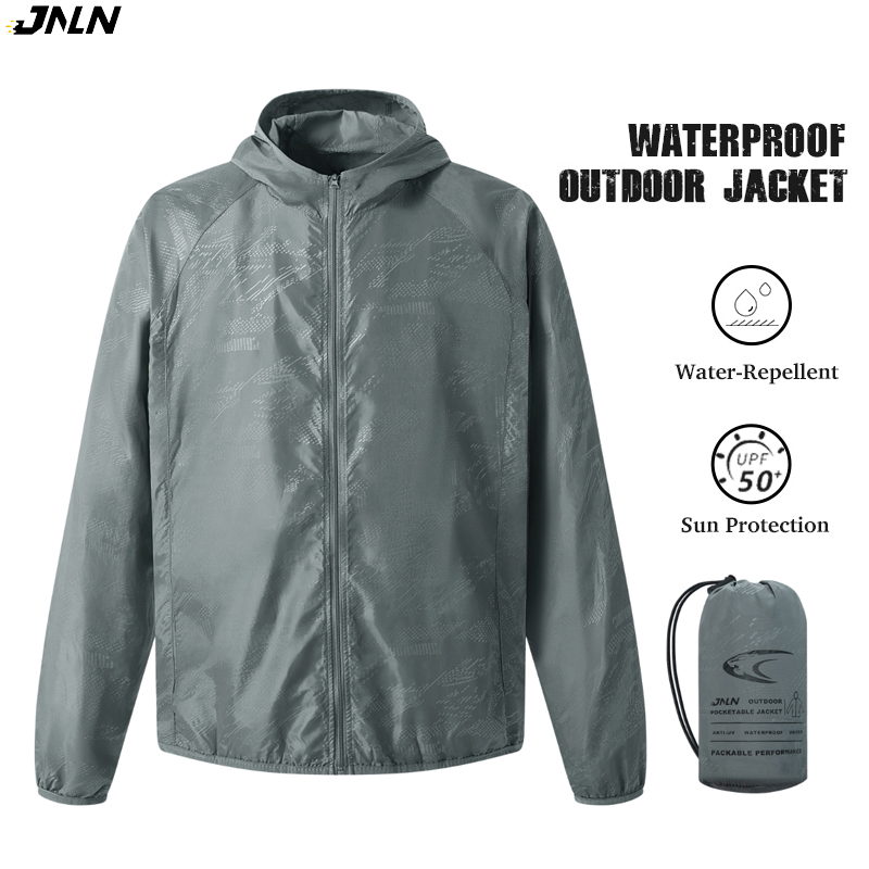 JNLN الرجال النساء مقاوم للماء - مراجعة Women'S Fashion Rain Jacket وسعره
