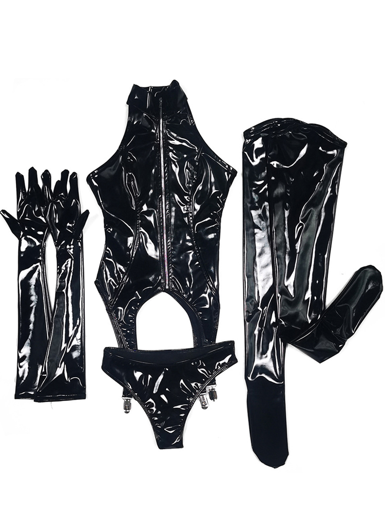 4 قطعة/المجموعة نظرة ويت PVC C - مراجعة Women'S Fashion Gloves وسعره