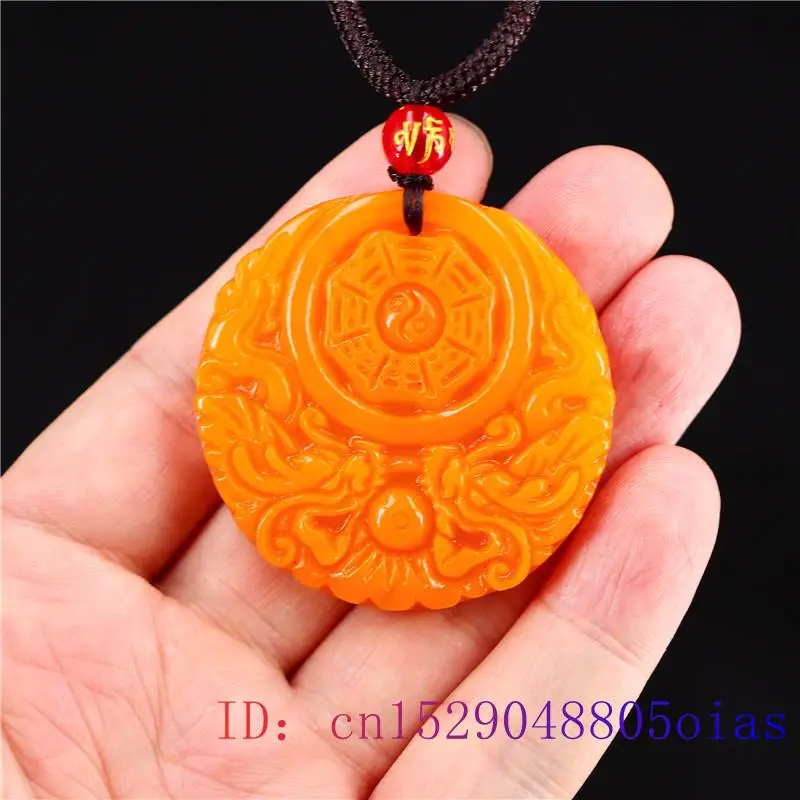 الأصفر اليشم قلادة على شكل تني - مراجعة Women Fashion Jewellery وسعره