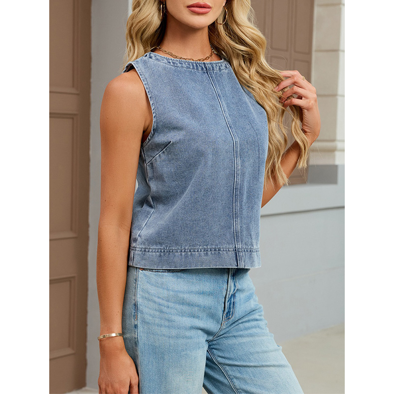 Benuynffy سترة جينز نسائية كاج - مراجعة Women Fashion Jeans Top وسعره
