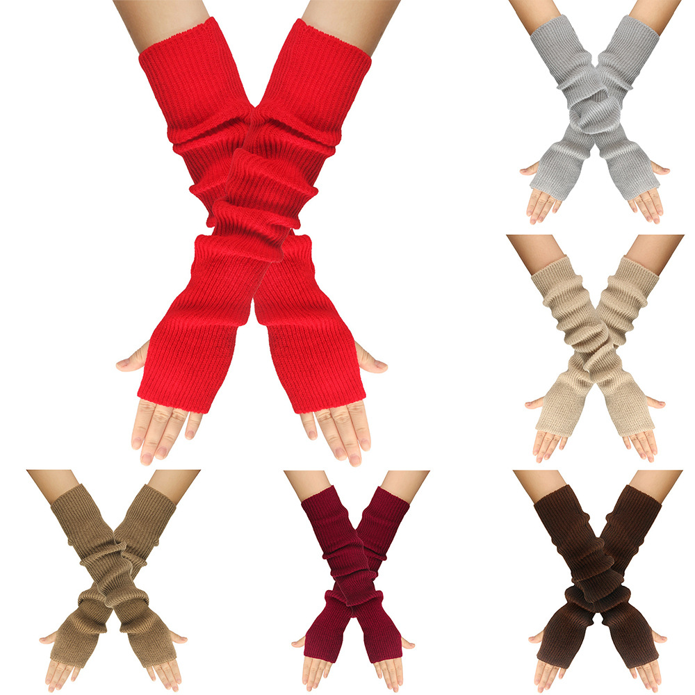 الخريف والشتاء قفازات محبوكة ل - مراجعة Women'S Fashion Gloves وسعره