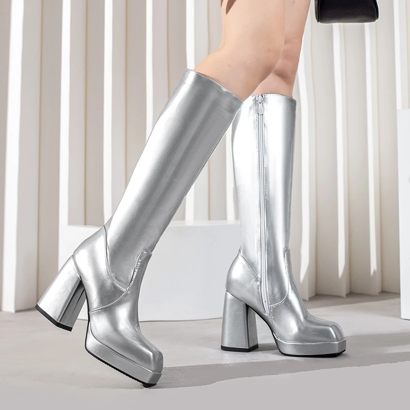 الأخضر الشتاء النساء منصة حذاء - مراجعة Women'S Fashion Riding Boots وسعره