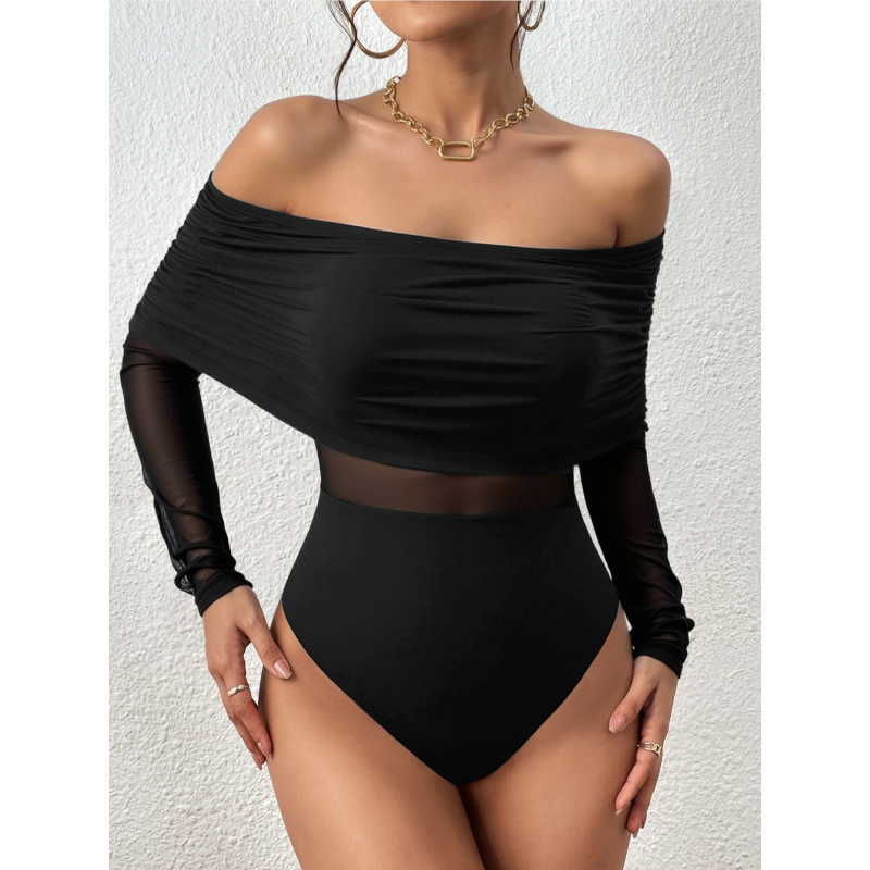 تي شيرت بأكمام طويلة مكشوف الأ - مراجعة Off Shoulder Top وسعره