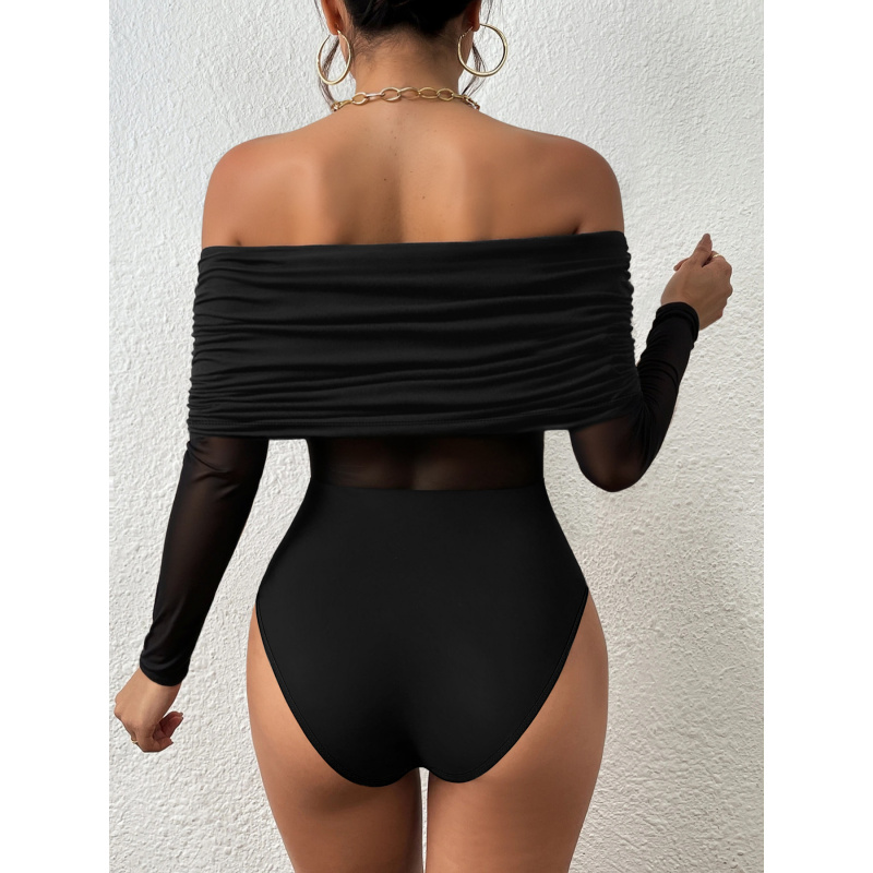 تي شيرت بأكمام طويلة مكشوف الأ - مراجعة Off Shoulder Top وسعره