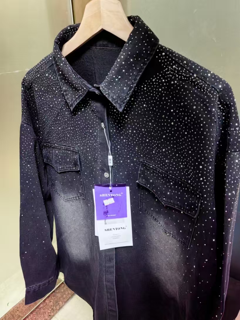 جديد 2025 الخريف الاتجاه موضة  - مراجعة Women Fashion Jeans Top وسعره