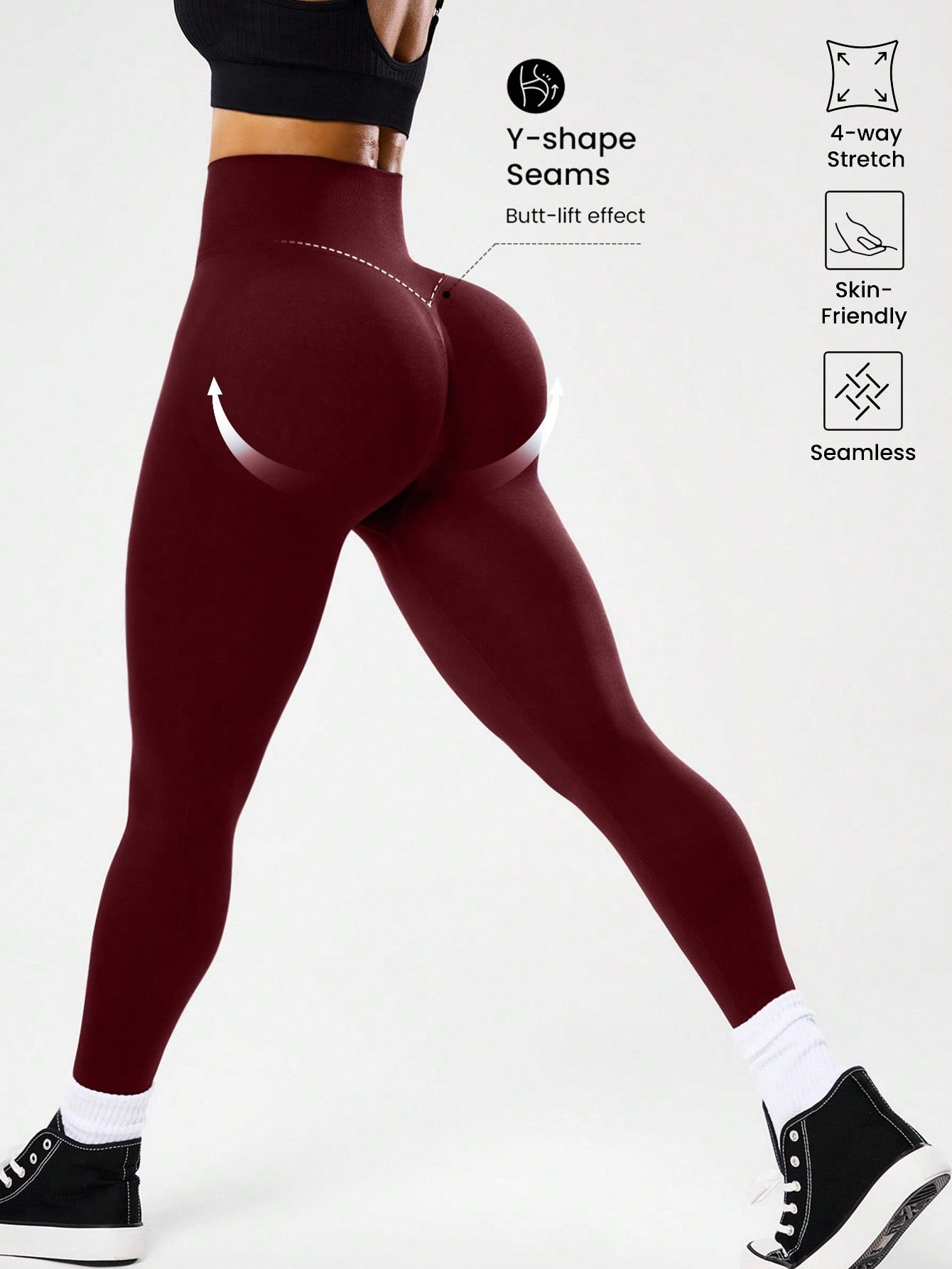 بنطلون يوجا نسائي عالي الخصر ب - مراجعة Women'S Fashion Leggings وسعره