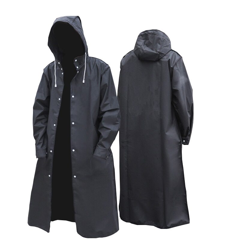 أسود موضة الكبار مقاوم للماء م - مراجعة Women'S Fashion Rain Jacket وسعره