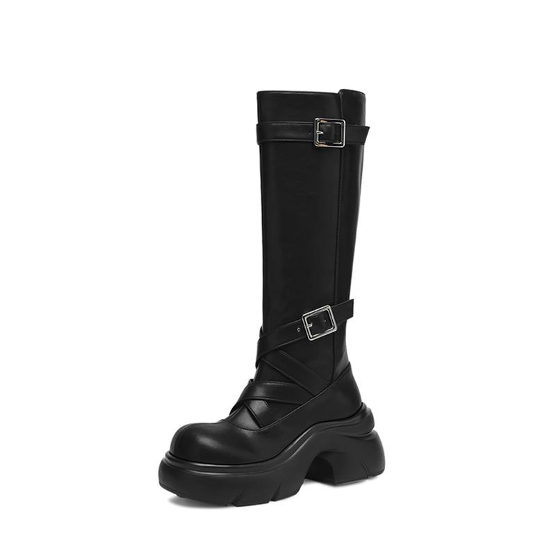 كرازينغ بوت البقرة انقسام الجل - مراجعة Women'S Fashion Riding Boots وسعره