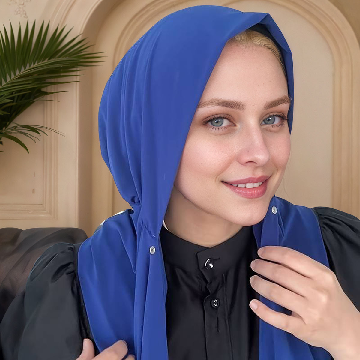 قبعة وشاح إسلامية بسيطة بلون و - مراجعة Women'S Fashion Hats وسعره
